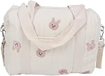 Poussette Organisateur Sac, Grand Cotton Hanging Storage avec plusieurs poches zippées pour les couches Jouets Baby Essentials, Durable Multifonctionnel Pousset Sac pour mamans Voyage à l'usage quotidien