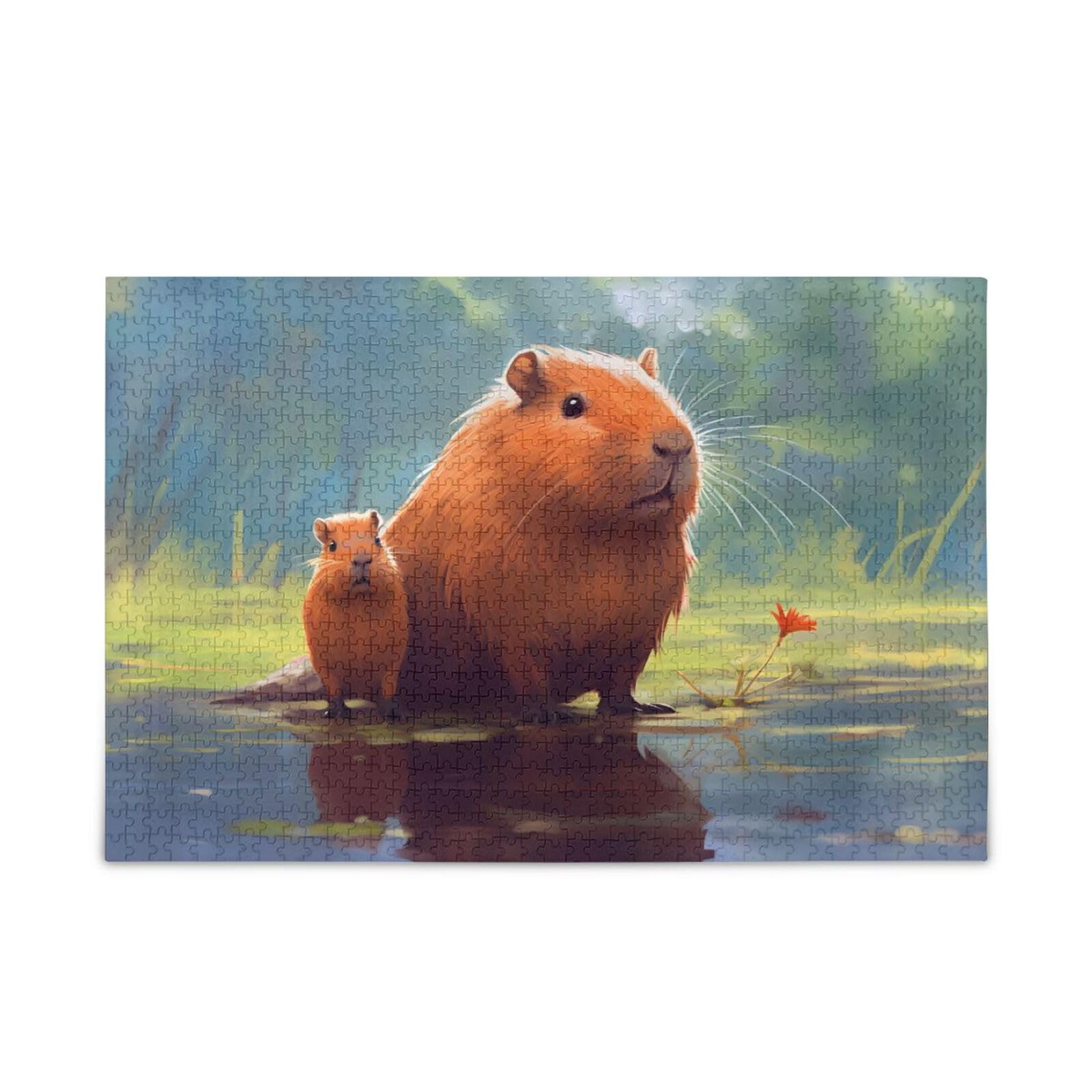 Capibara Astronauta 1000 Pezzi Puzzle per Adulti Puzzle Difficili per