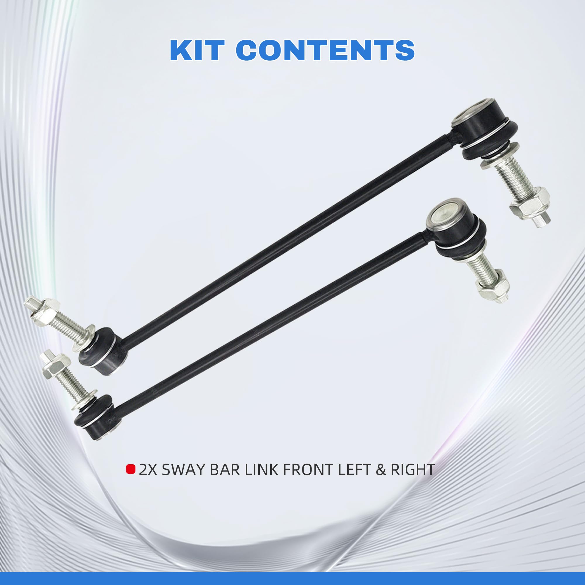 Amazon.com: Rockplanet Front Sway Bar Links 2 Pcs Compatible with