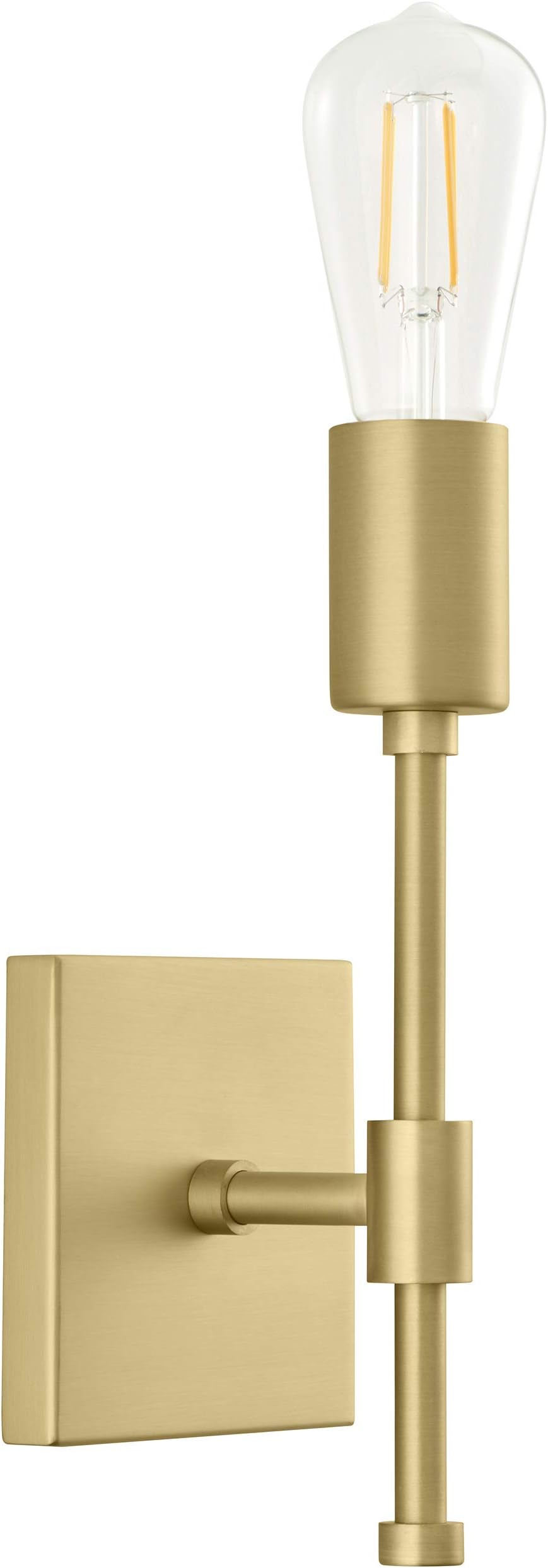 Linea di Liara Berbella Gold Wall Sconce Light Fixture Modern Sconce Wall Lighting Bathroom Wall Sconces Hallway Light Fixtures Wall Lamp for Bedroom, LED Bulb Included, UL Listed