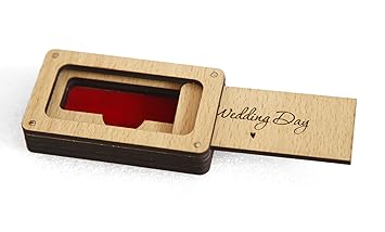 Praha Rectangle Shape Wooden Pen Drive Storage Box for Birthday Wedding Best Gift Choice