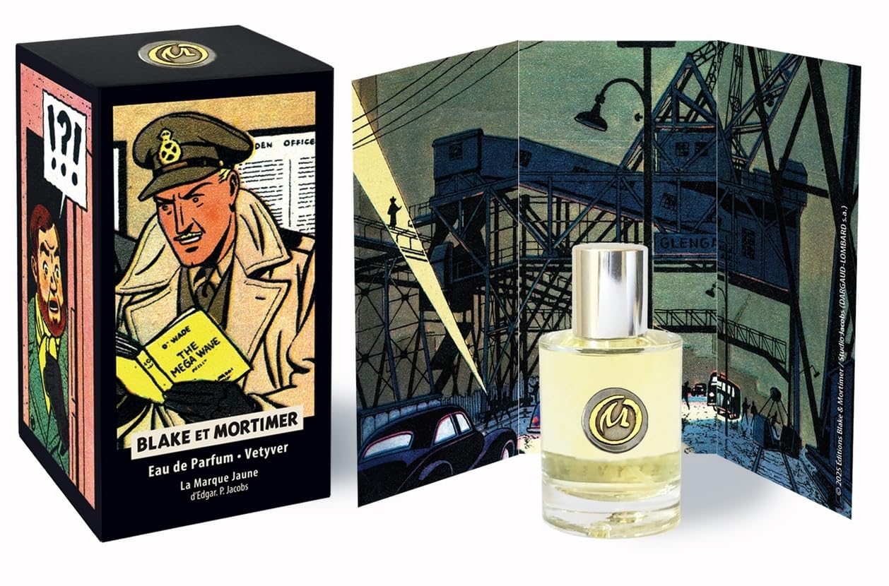 Eau de parfum Blake et Mortimer Vétyver, La Marque Jaune BMP04 (30ml)