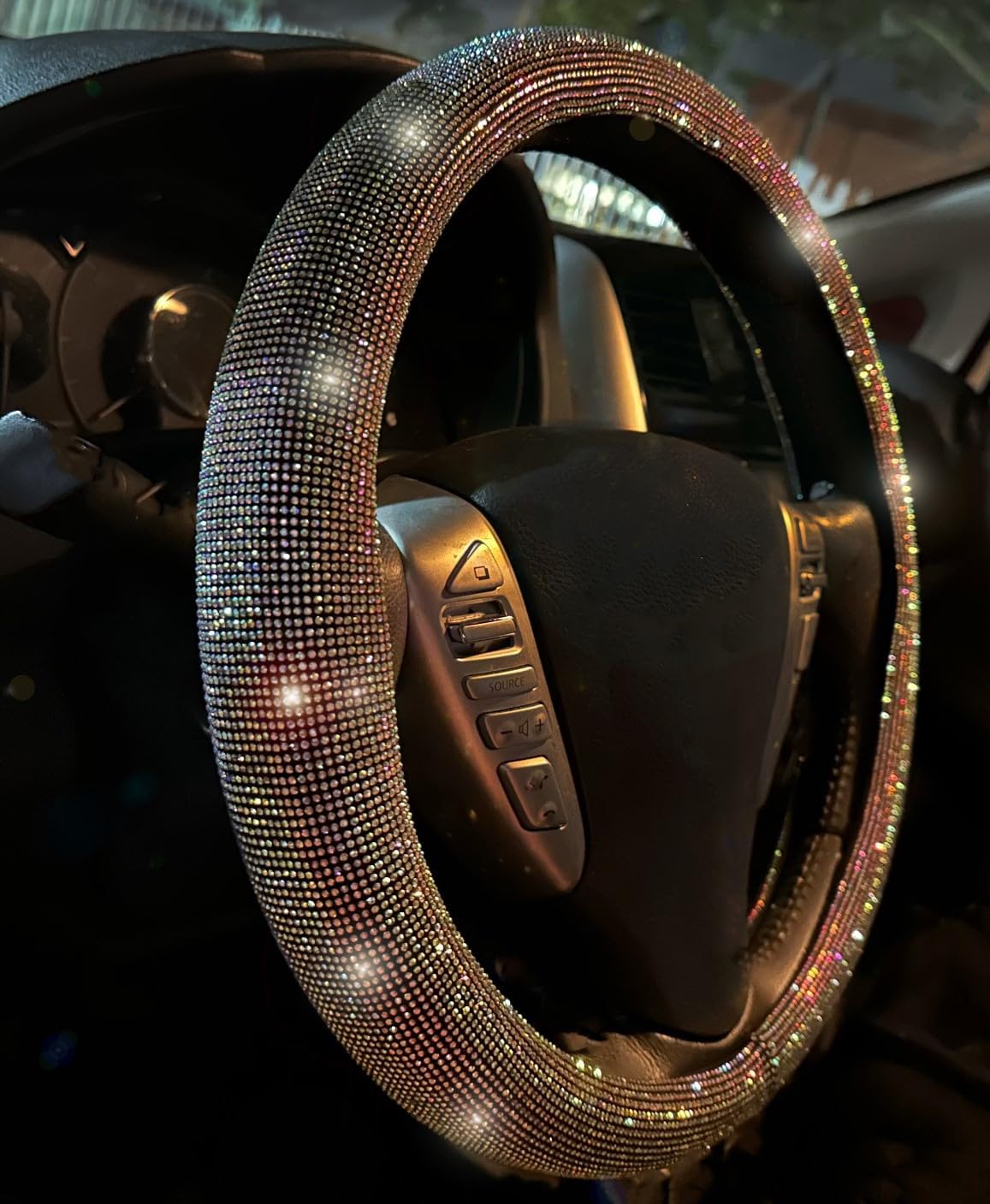 Especially Bling, Steering Wheel Cover, Ultra Bling Super Sparkling Rhinestones Universal Extra Shiny (Extra Bling)