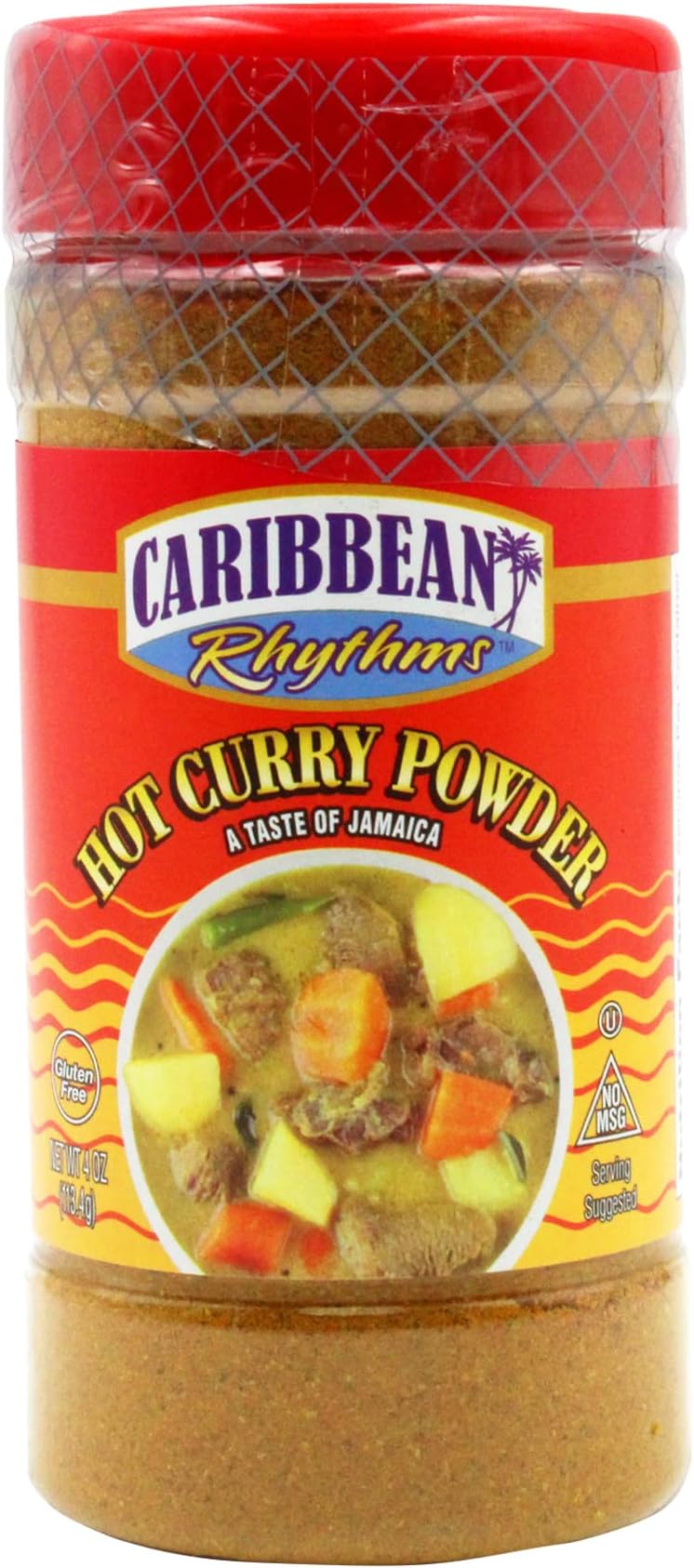 Caribbean Rhythms Hot Curry Powder, 4 oz