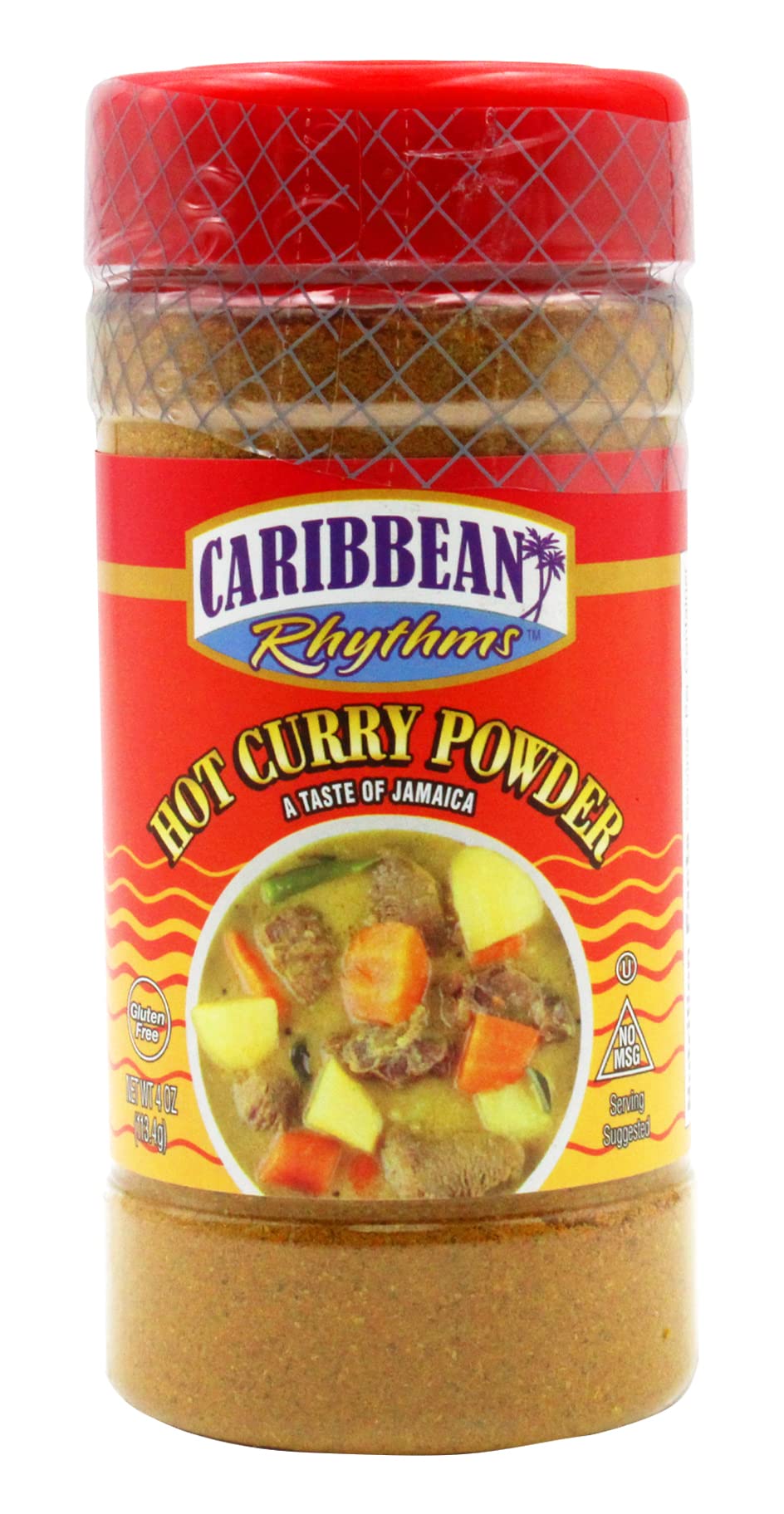 Caribbean Rhythms Hot Curry Powder, 4 oz