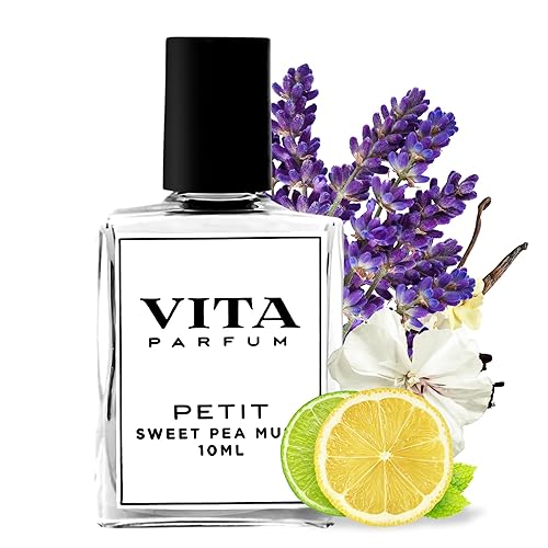 Miniatura 1 de Vita Parfum Aceite de perfume de guisante dulce, mini perfume enrollable para mujer, perfume vegano libre de crueldad animal en aroma de almizcle de