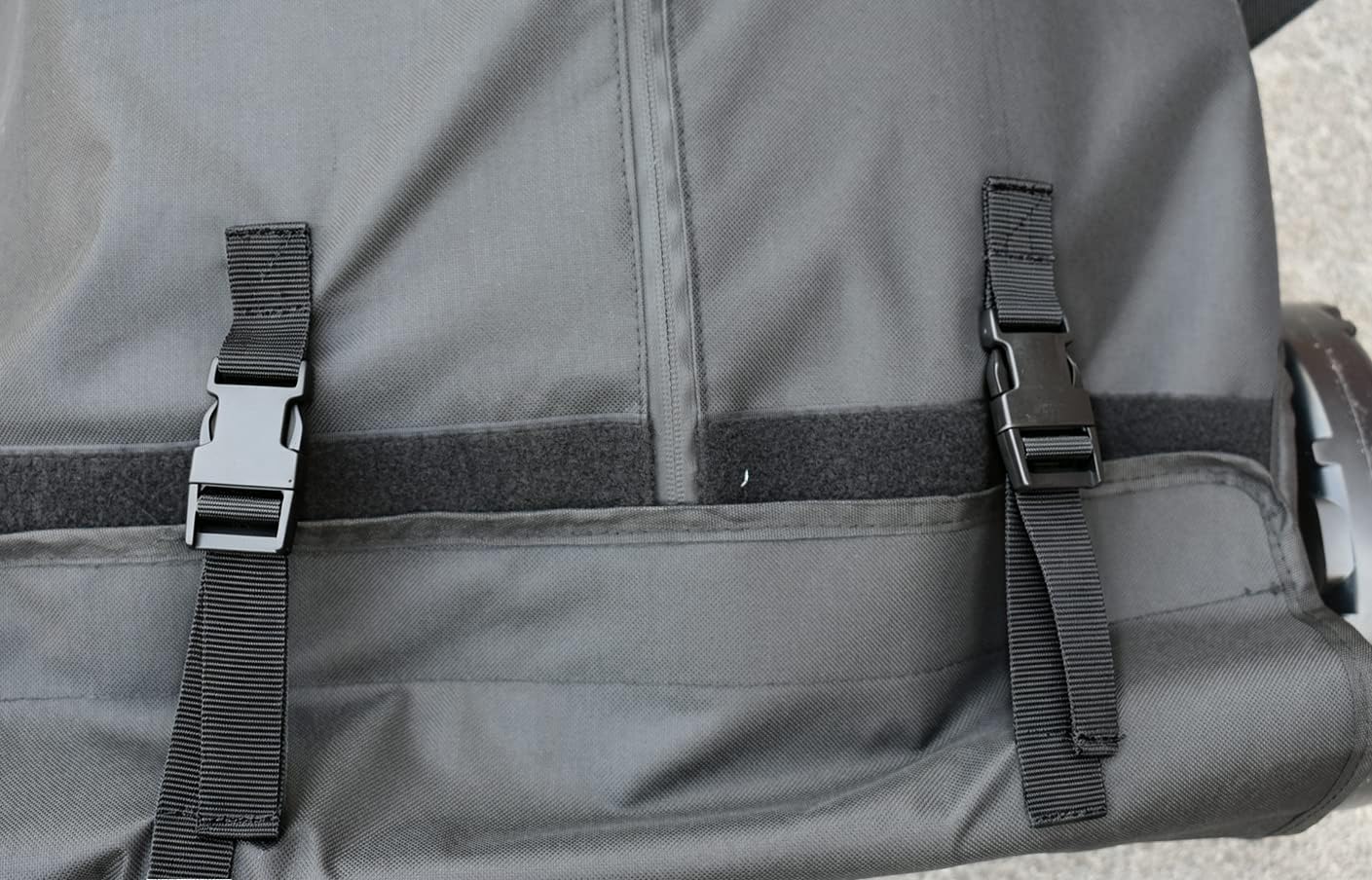 Pokrowiec ochronny na grilla do Weber 9010001 Traveler wytrzymały wodoodporny materiał Oxford 600D przenośny pokrowiec do przechowywania, kompatybilny z Weber 7030 Cargo Protector torba do
