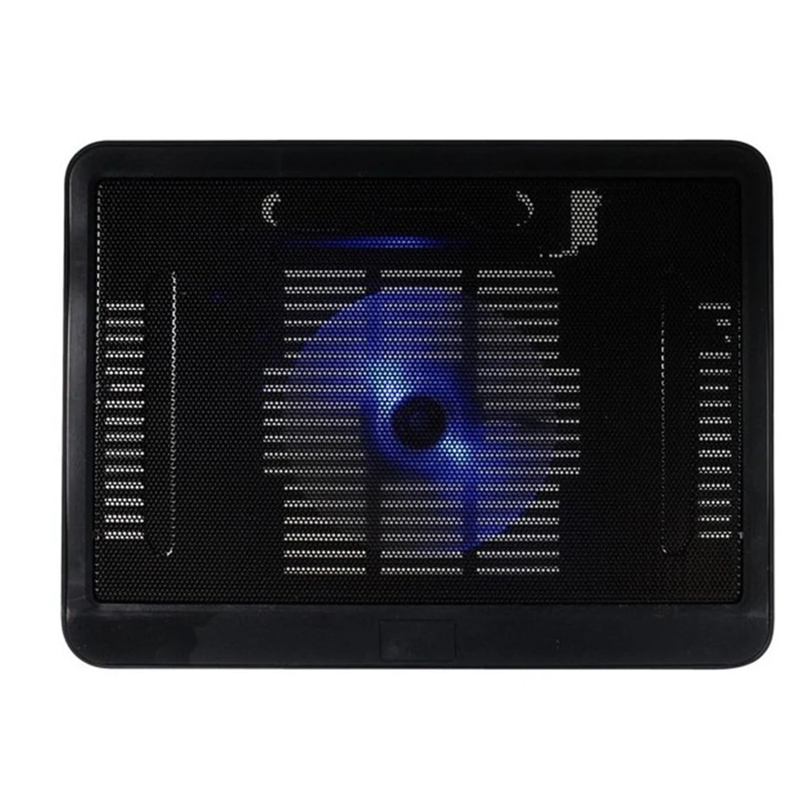 Laptop Cooling Pad Noir Ultra Mince Plaque de Refroidissement pour Ordinateur Portable Support réglable Ordinateur Portable Ventilateur de Ventilation Refroidisseur Ordinateur