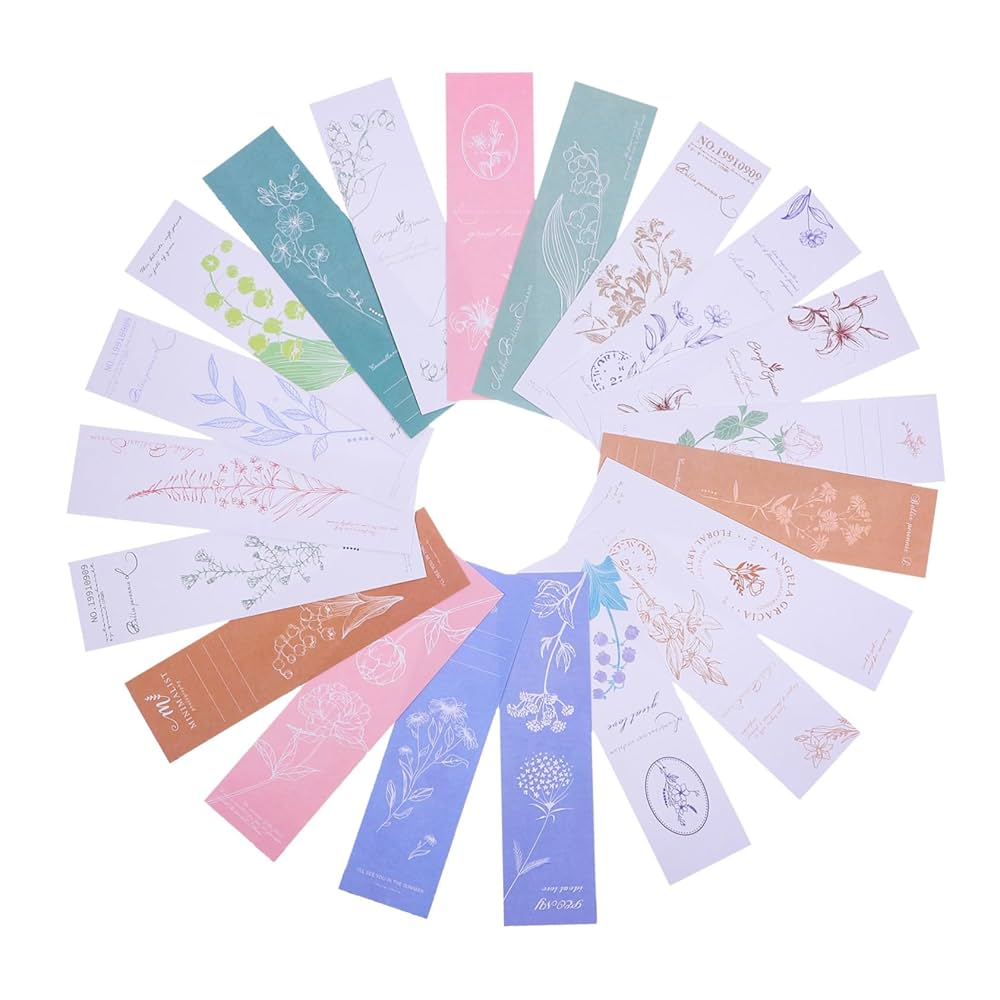 Amazon | Operitacx 40 シート り しおり ギフト しおり バルク