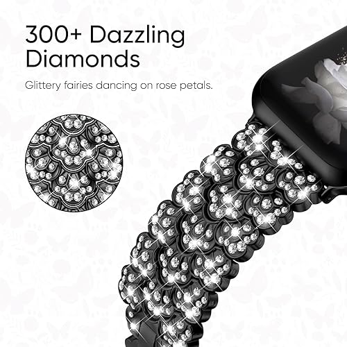 Miniatura 2 de Missair Compatible con Apple Watch Band de 1.496 pulgadas, 1.575 pulgadas, 1.614 pulgadas, 1.772 pulgadas, 1.732 pulgadas, 1.654 pulgadas, correa de