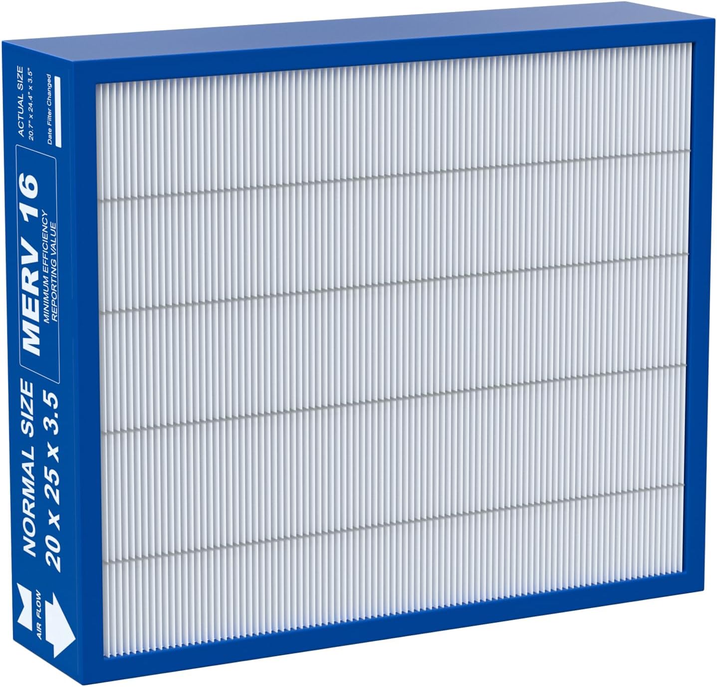 GAPCCCAR2025 Filter MERV 16 Replacement Compatible with Bryant/Carrier Infinity Air Cleaner Purifier Cartridge GAPBBCAR2025/GAPCCCAR2025, 20" x 25"(actual size: 24.4" x 20.7" x 3.5"）