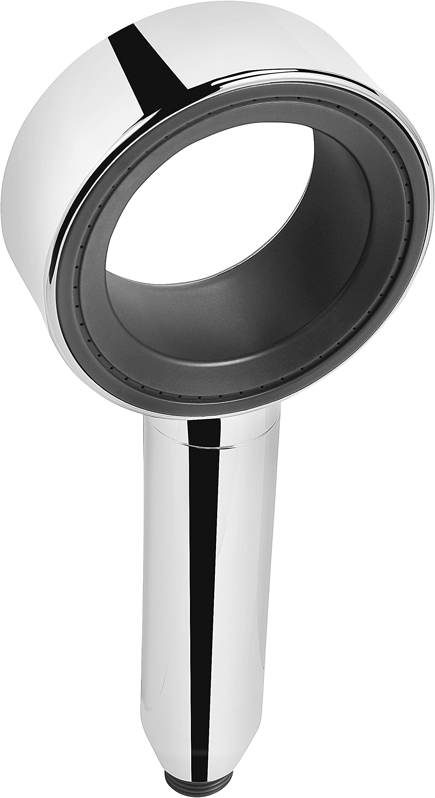 Cornat Chrome / Grey Tecb3479 Leomil Hand Shower Head Diameter 100 Mm Chrome/Grey 2 Jet Types: Normal & Soft Jet - Anti-Limescale & Water-Saving Insert/Eco Shower Head For Shower And Bath
