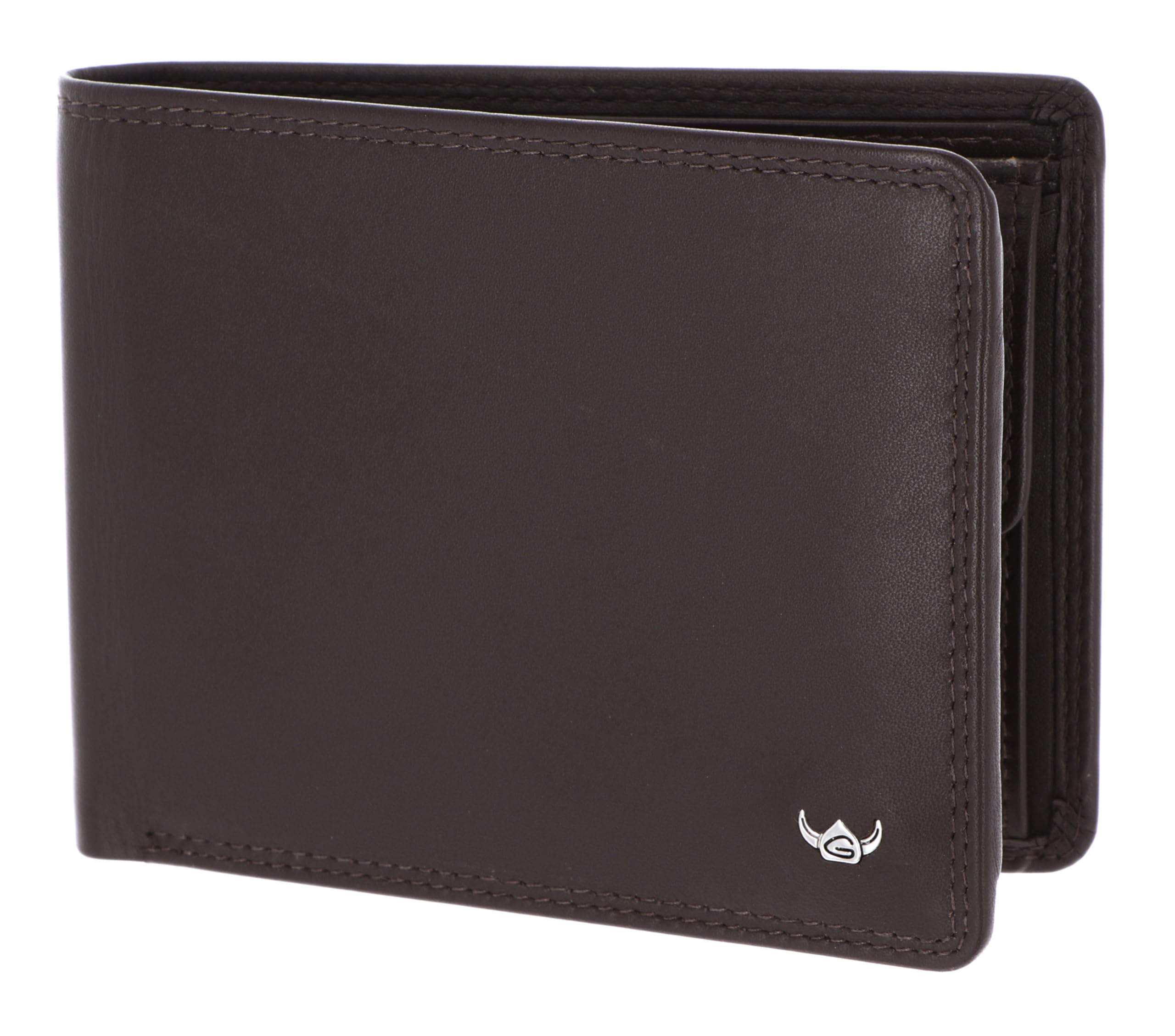 Golden Head Leder Geldbörse Polo RFID Protect Scheintasche 1138 Dunkelbraun