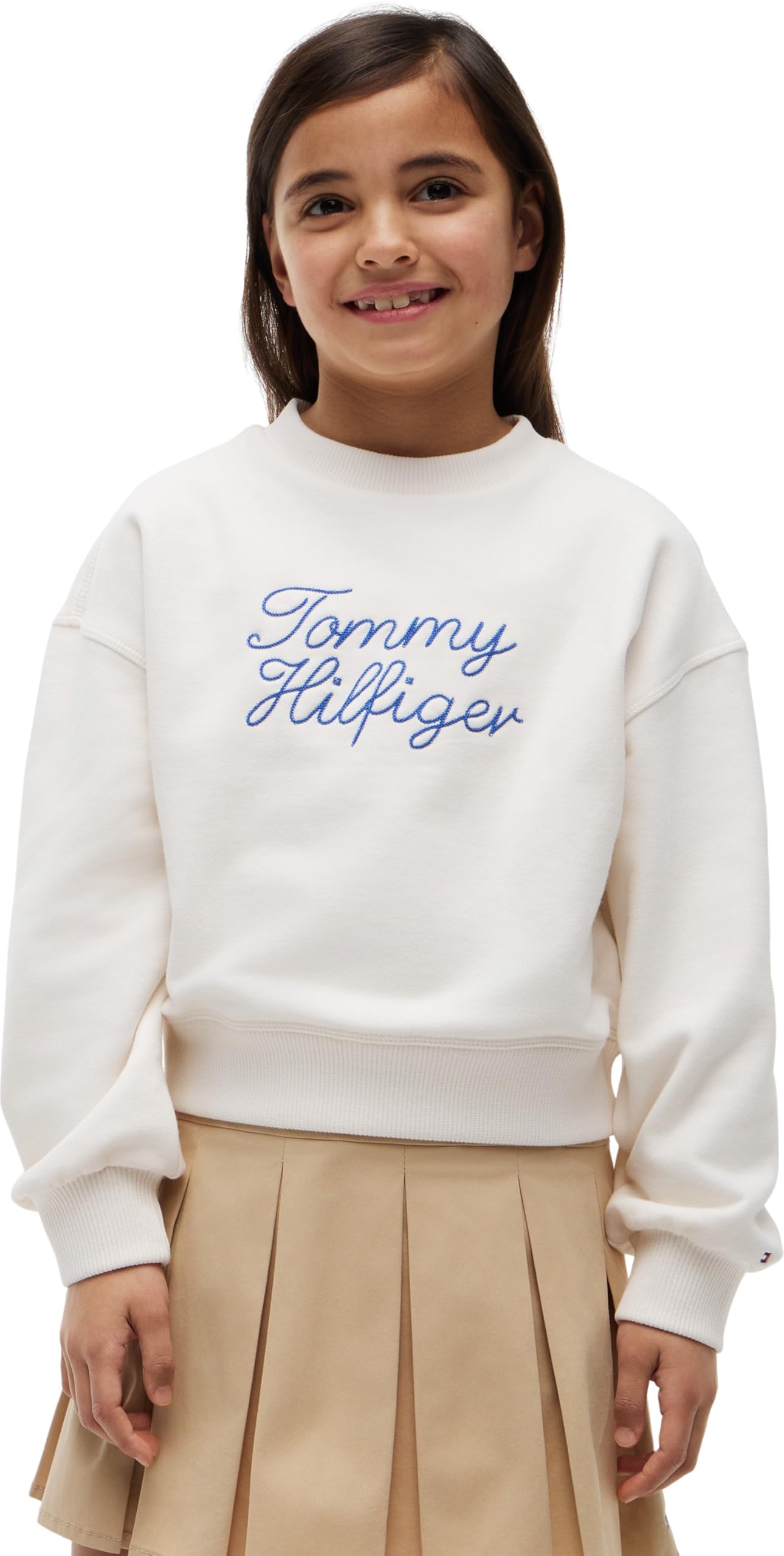Tommy Hilfiger Mädchen Tommy Hilfiger Crew Neck Kg0kg09439 Andere Sweatshirts (1er Pack)