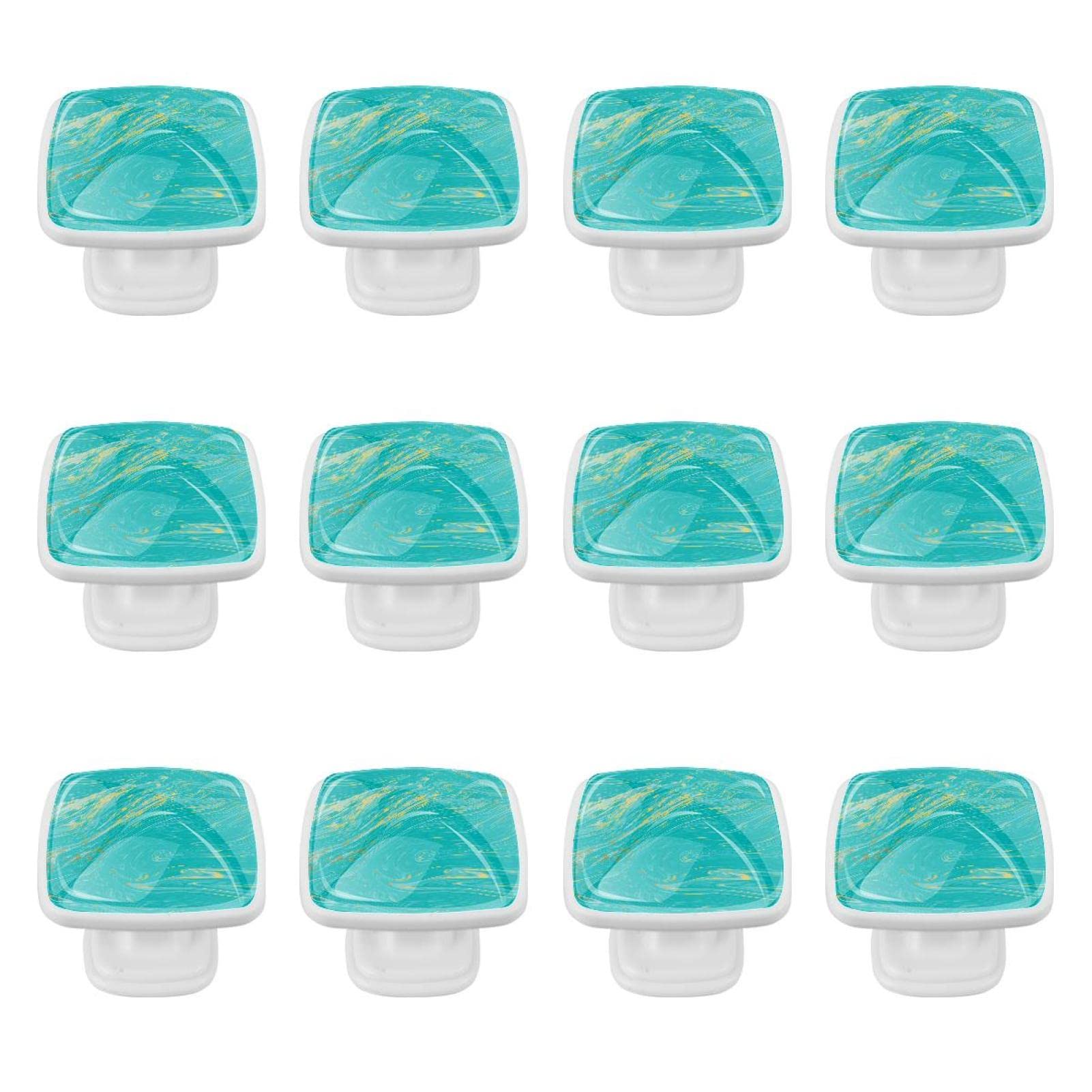 Boutons de tiroir effet marbre précieux et or pour sublimation de mobilier moderne