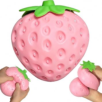 Strawberry Squishy Jumbo - 6 Inch Slow Rising Cute Strawberry Squishy