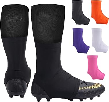 Football Spats Cleat Covers,Youth Boys,Keeps Dirt,Turf Debris Out