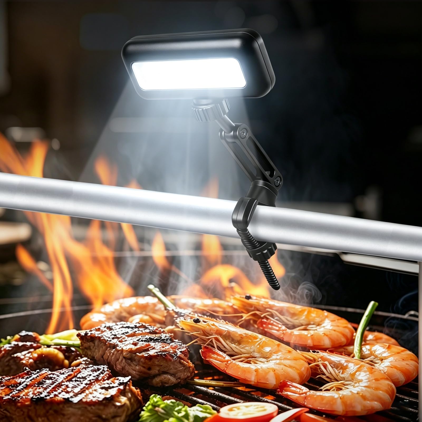 Rechargeable Grill Light, 400LM LED Handle Light, Auto Sensor