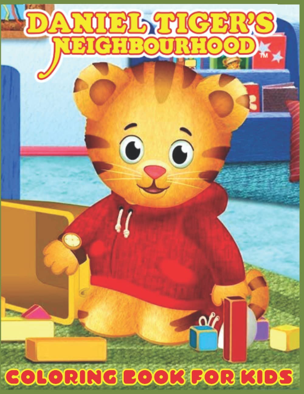 Daniel Tiger Coloring book: Coloring Book for Kids and Adults Fun, Easy, restful