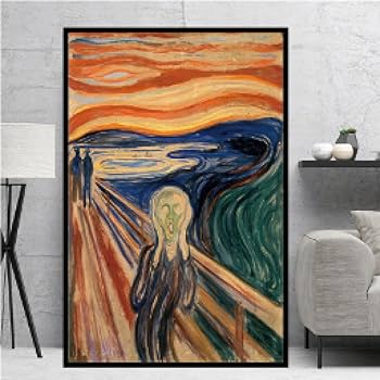 Amazon.co.jp: エドヴァルド・ムンク悲鳴クラシック抽象絵画
