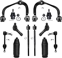 Vista 41 de Detroit Axle – 12 brazos de control superiores e inferiores delanteros con rótulas, barras de unión exteriores e interiores con topes, barras