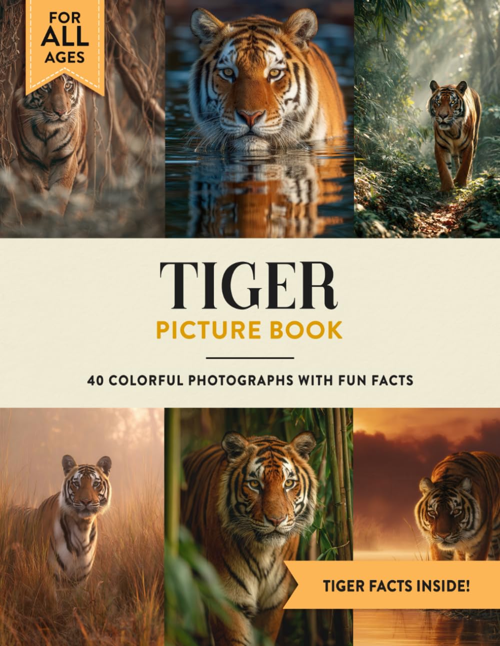 Tiger Picture Book: Learn All About Tigers with Fun Photos and Tiger Facts for Kids & Adults