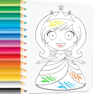 Prince & Princess Coloring Book - Princesas bonitas do amor? Gosta de desenhar e pintar princesa livre colorir jogo de páginas!