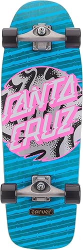Santa Cruz Vivid Dot - Patineta Cruzer de 9.80 x 30.20 pulgadas