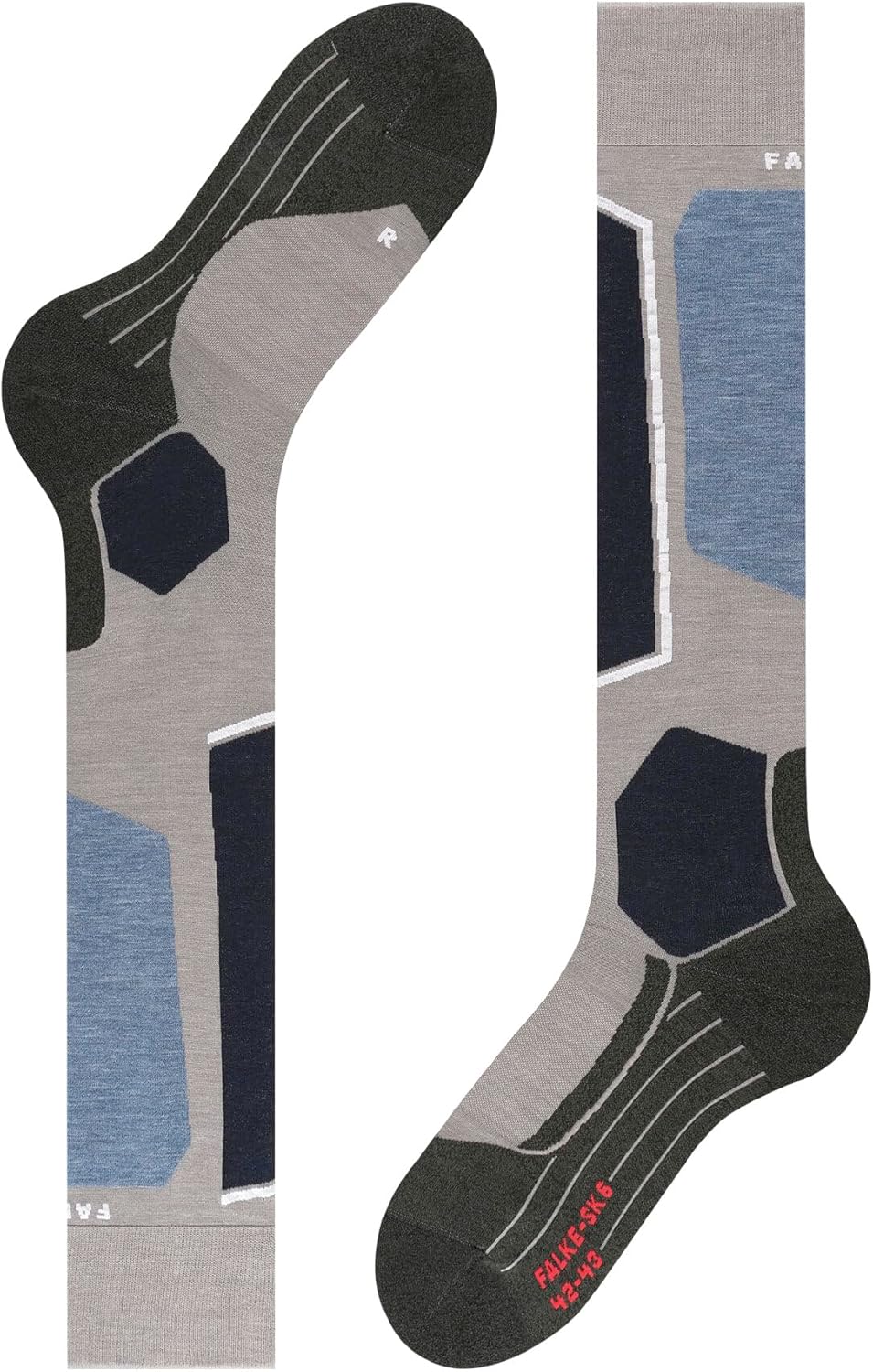 FALKE Men's SK6 Pro Ski Socks, 1 Pair