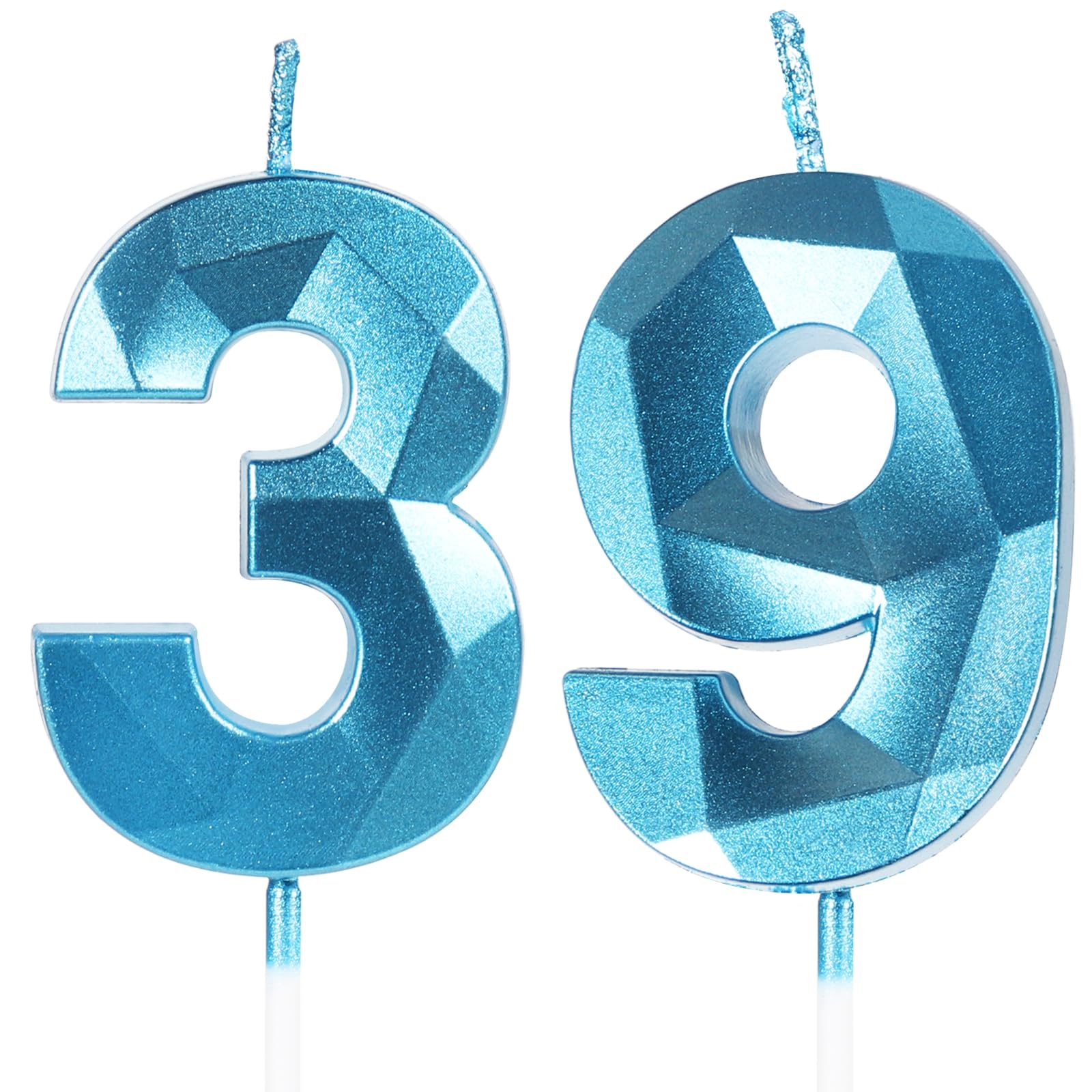 Yiran 50th Birthday Candles, Gold Number 50 Happy Birthday Candles, Cake Topper Decorations for Birthday Party, Wedding Anniversary Celebration Supply — view 194