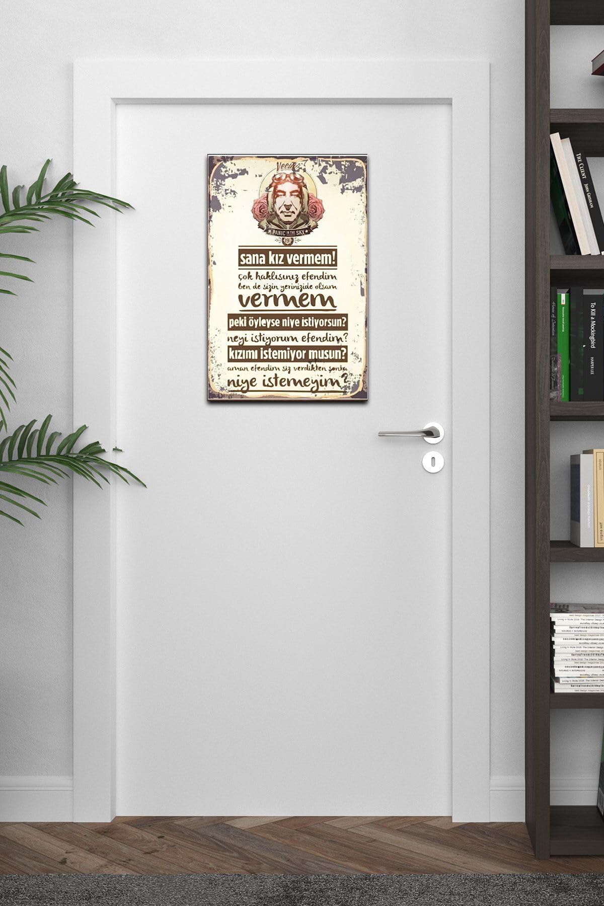 Dekolia Şener Şen Replik Retro Vintage Drtr0100 Ahşap Mdf Tablo