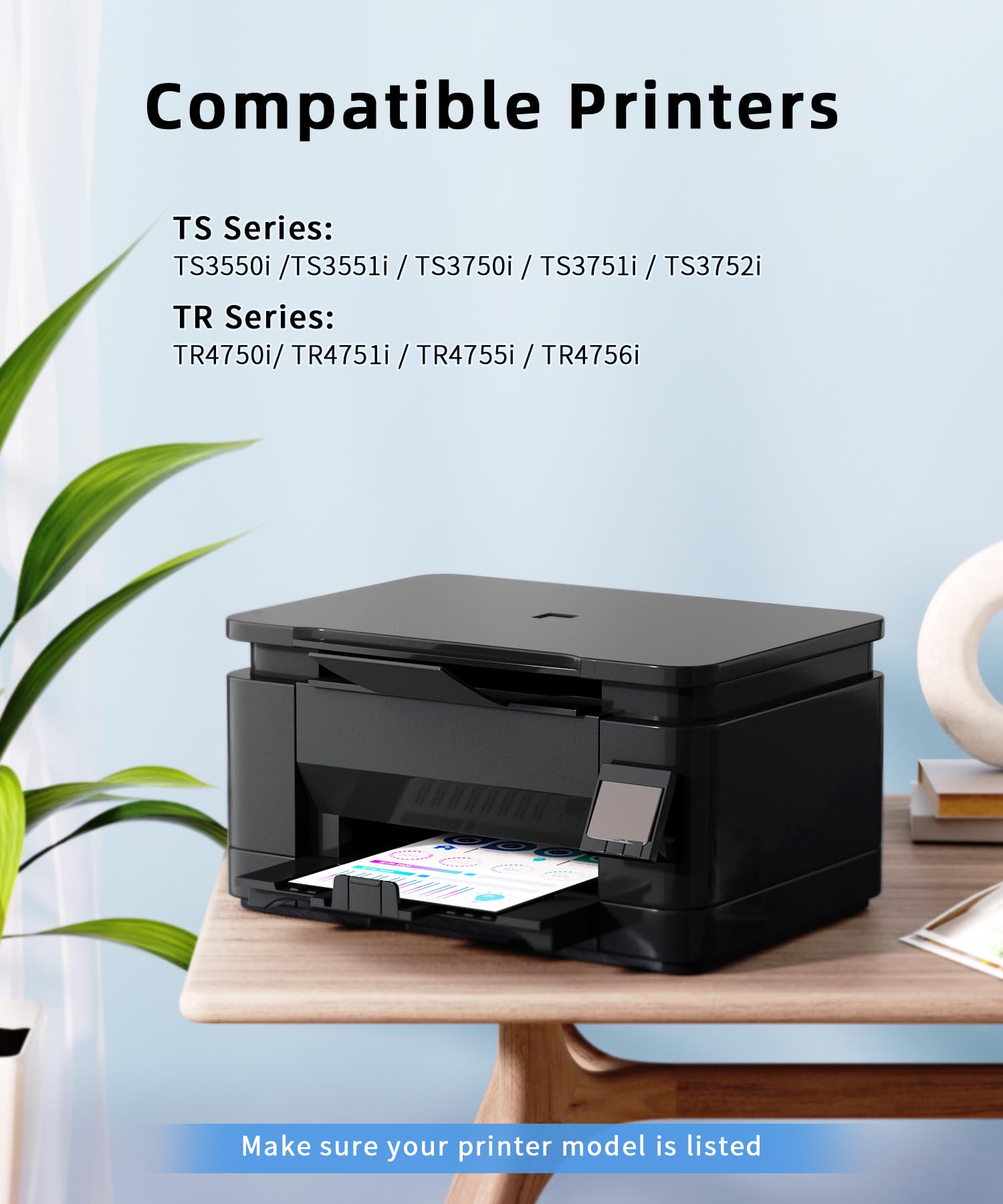 Q-image PG-575XL CL-576XL Cartucce d'inchiostro Sostituzione per Cartucce Canon 575 576 XL per 575XL 576XL per Canon TR4755i TR4756i TS3752i TS3751i TS3550i TS3551i TS3750i TR4750i TR4751i