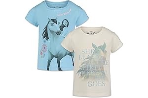 DreamWorks Spirit Riding Free Girl's 2-Pack Short-Sleeve T-Shirts