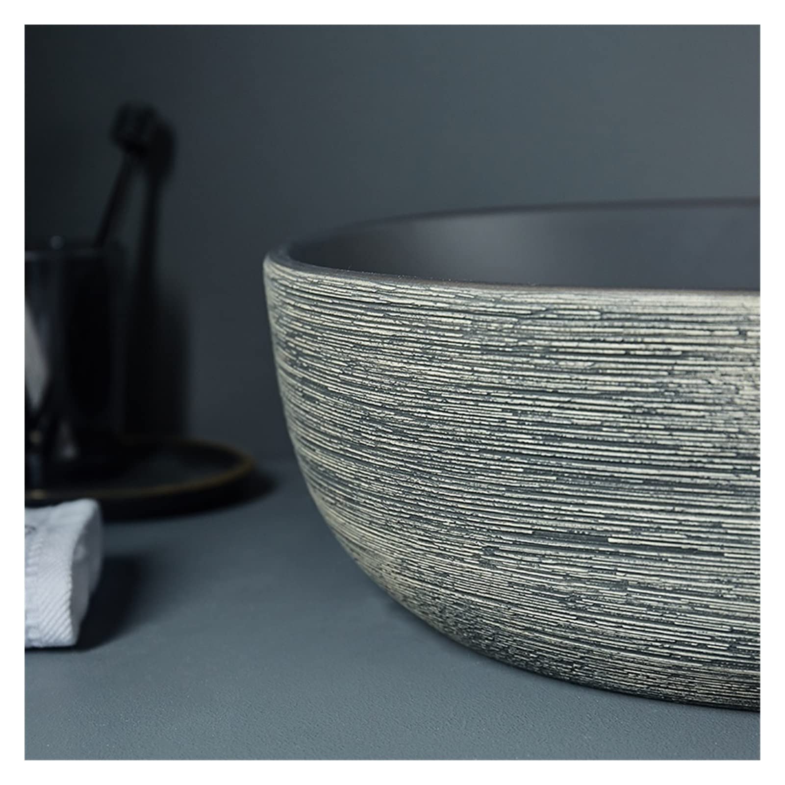 Umywalka nablatowa, umywalka nablatowa, nowoczesna, porcelanowa, biała, nablatowa, ceramiczna, umywalka nablatowa, umywalka do łazienki, umywalka łazienkowa, umywalka 22", tylko umywalka