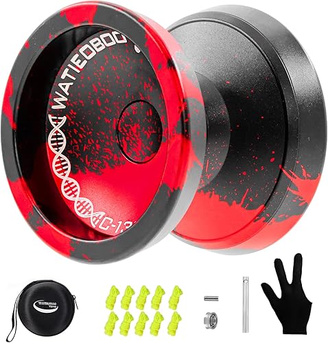 Miniatura 9 de WATIEOBOO YoYo - Rodamiento Yo profesional sensible para niños de 8 a 12 años, rodamiento Yoyo sin respuesta para trucos de yoyos con accesorios