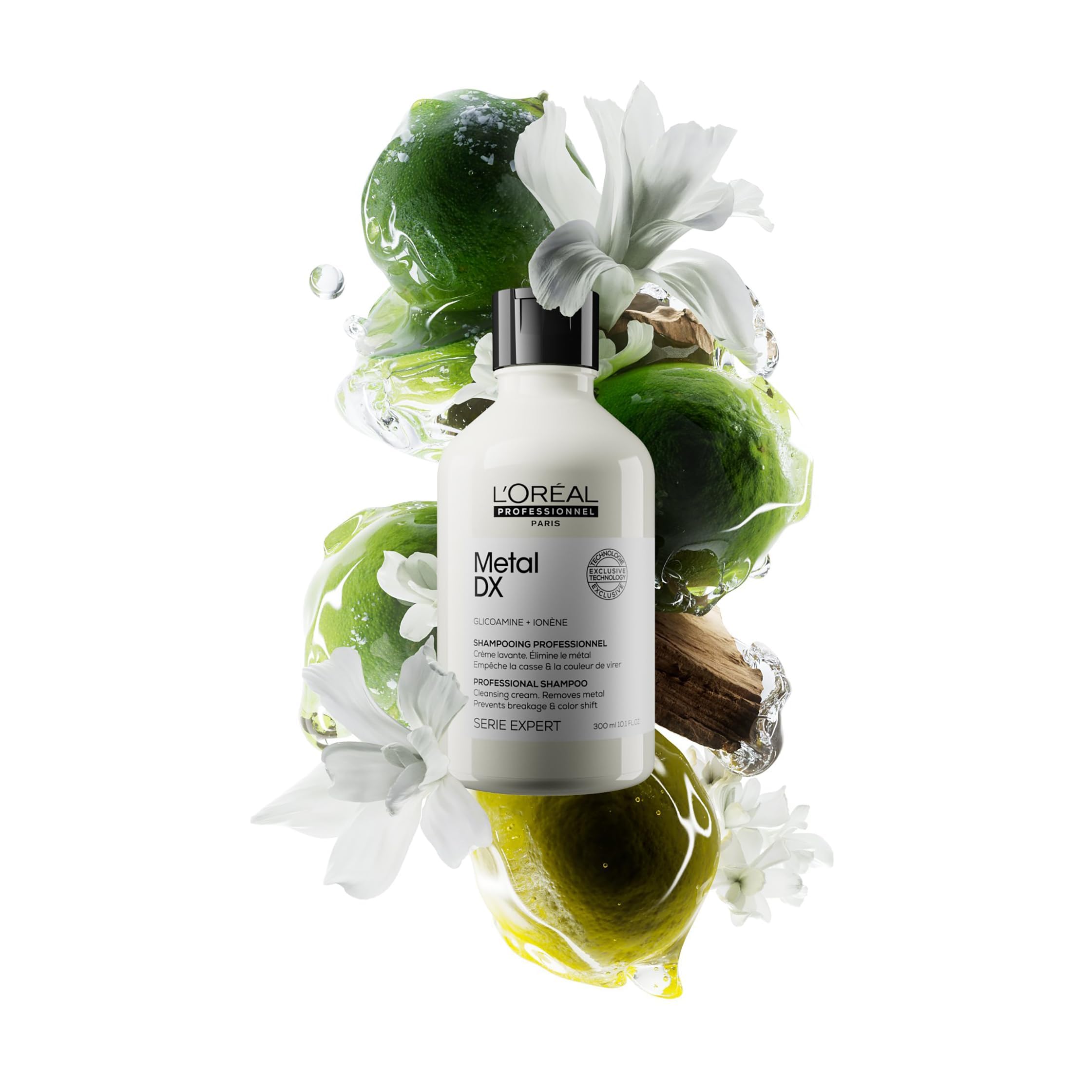 L'Oréal Professionnel Haarshampoo für farbbehandeltes Haar, Strahlende Farben & Glanz, Serie Expert, Metal DX Shampoo