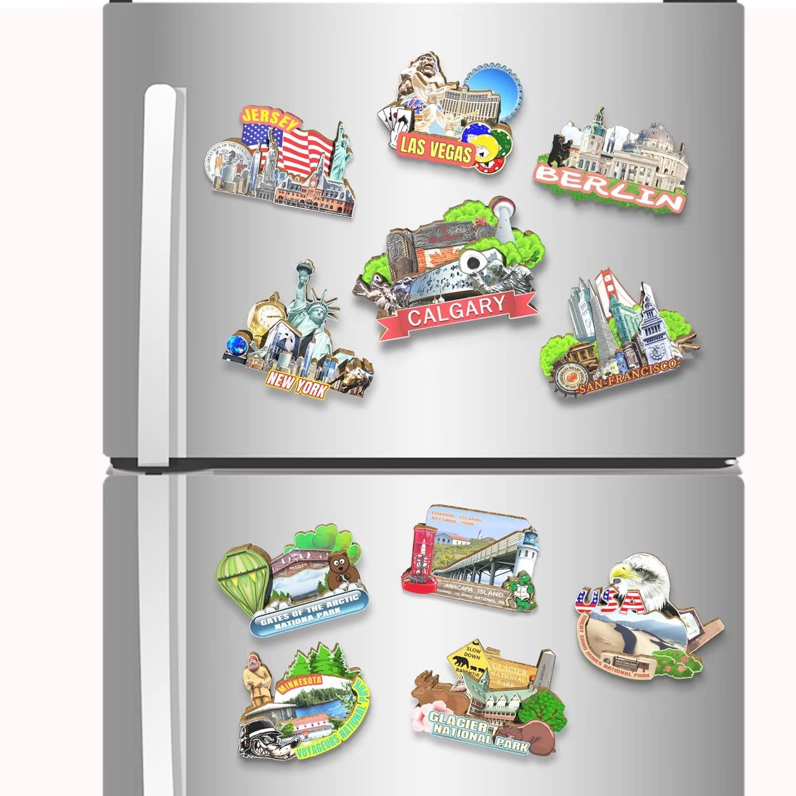 Ottawa Canada Magneet Koelkast Magneet Houten 3D Monumenten Reizen Collectible Souvenirs Decoratie Handgemaakt-1321