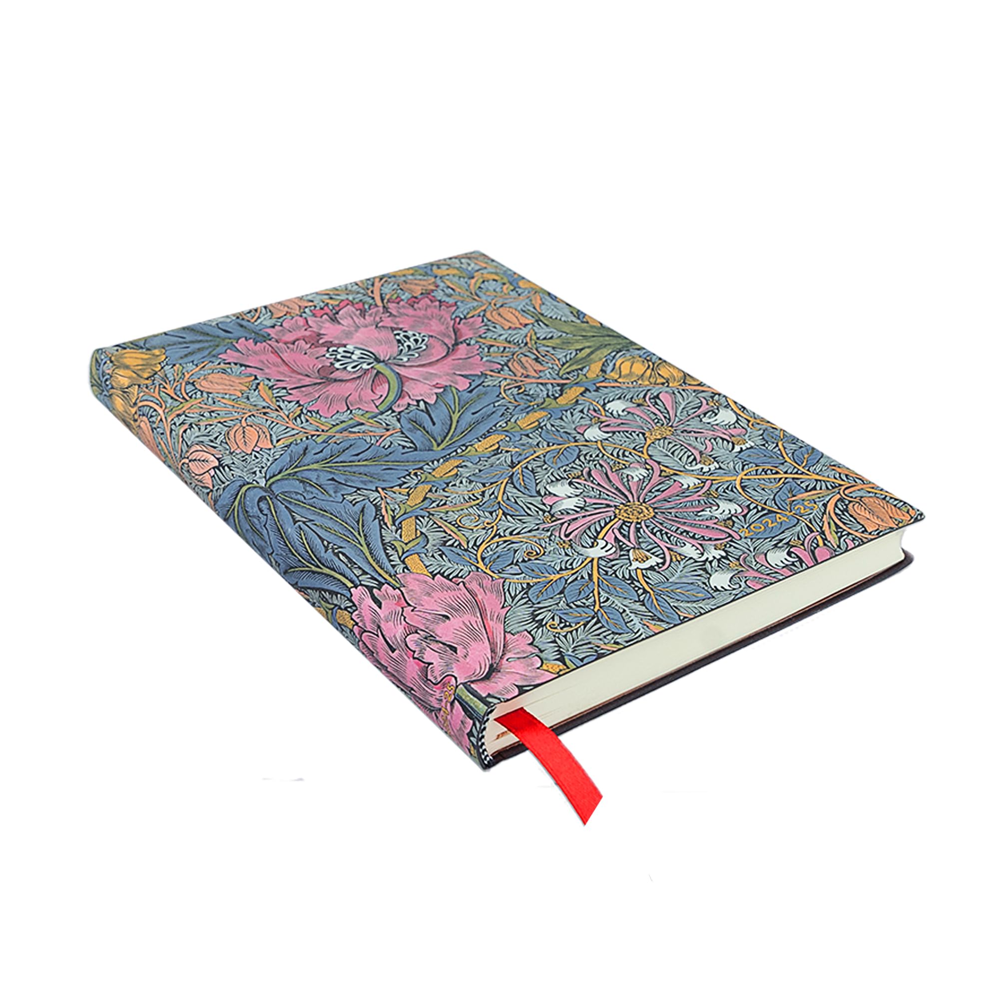 Agenda Paperblanks 18 Mois 2024-2025 - Mini Format Horizontal, Fermeture Élastique, Design 'La Tanière Du Lion' - 3