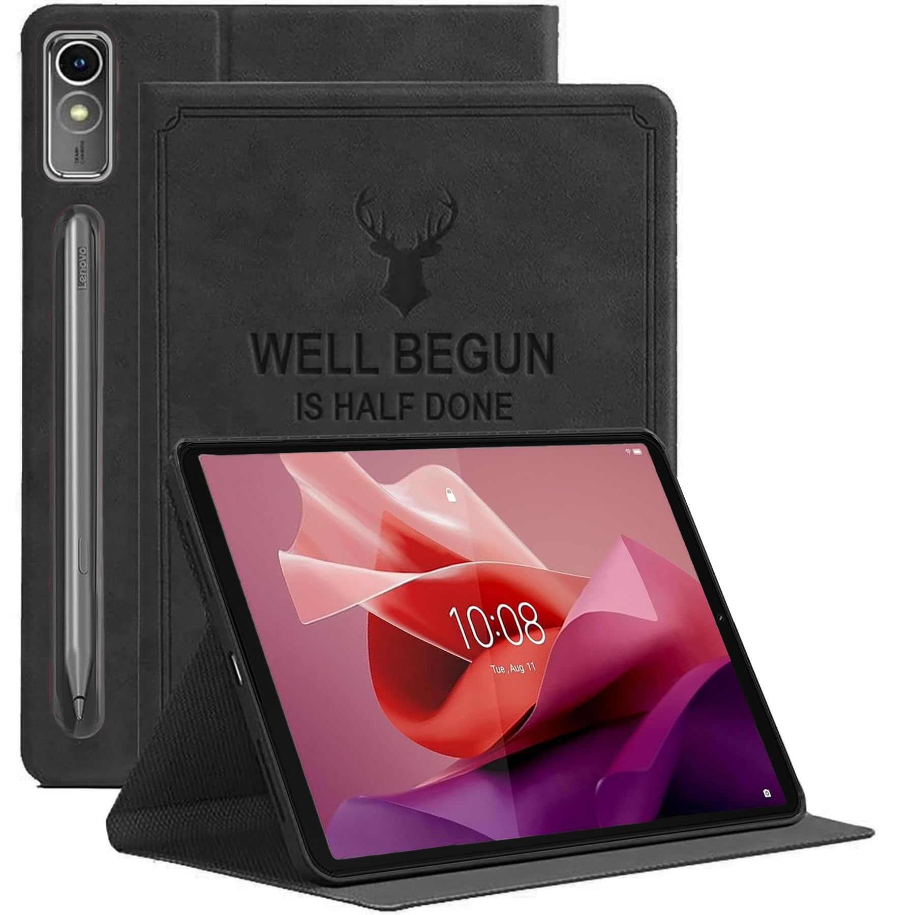 ProElite Cover for Lenovo Tab P12 12.7 inch Case, Deer Smart Flip Case Cover for Lenovo Tab P12 12.7 inch, Black (B0CWNKGFYT) Amazon Price History, Amazon Price Tracker