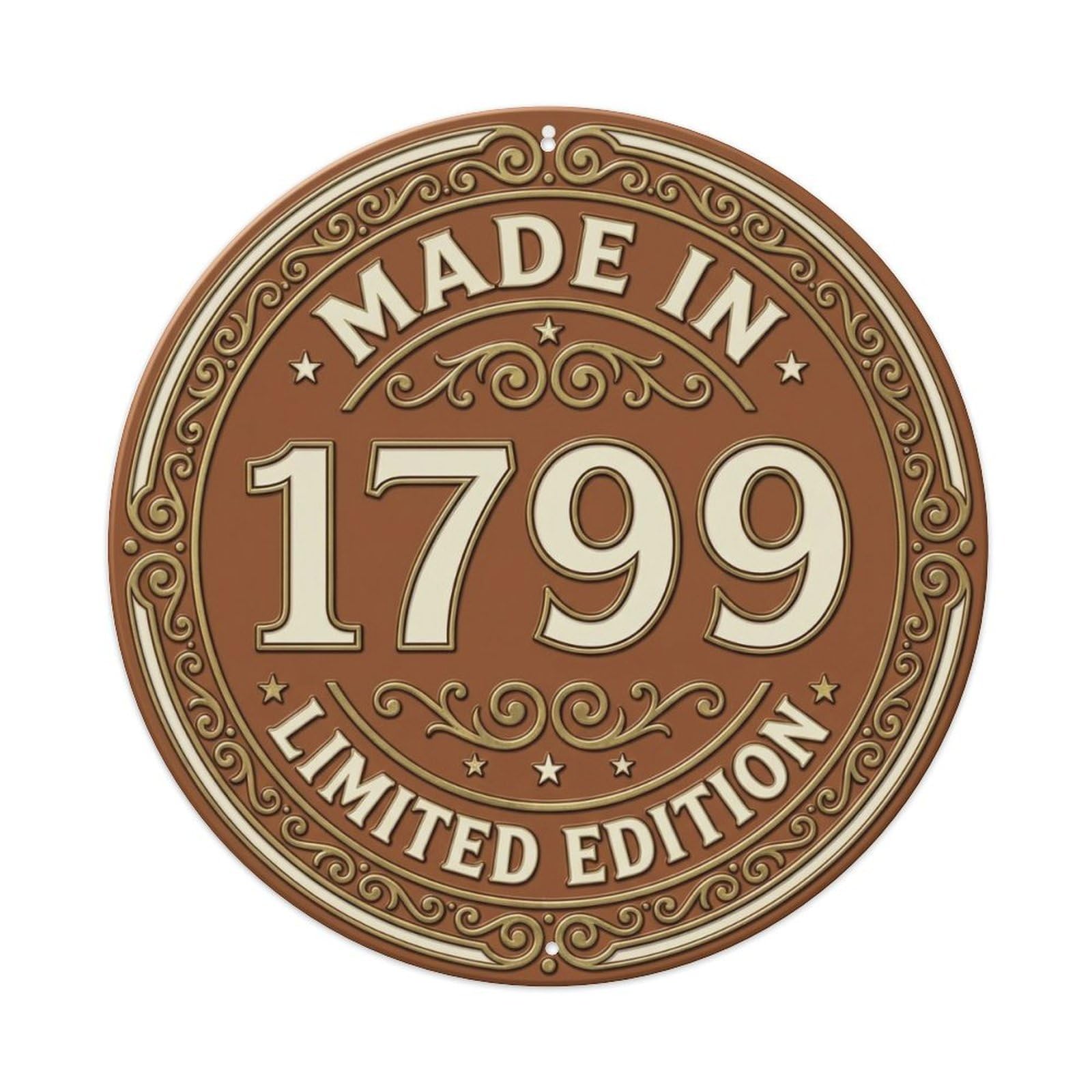 Okahys 8X8inch(20X20cm) Made In 1799 Limited Edition Metal Tin Sign