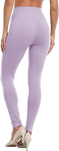 Miniatura 4 de Leggings de cintura alta para mujer, pantalones de yoga ultra suaves, mallas de gimnasio ligeras, súper elásticas
