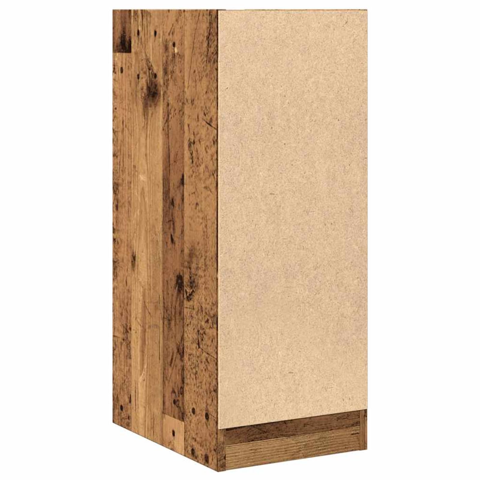 Armadietto per farmacie, 30 x 41 x 77,5 cm, in legno effetto legno anticato, con due cassetti estraibili, salvaspazio e versatile