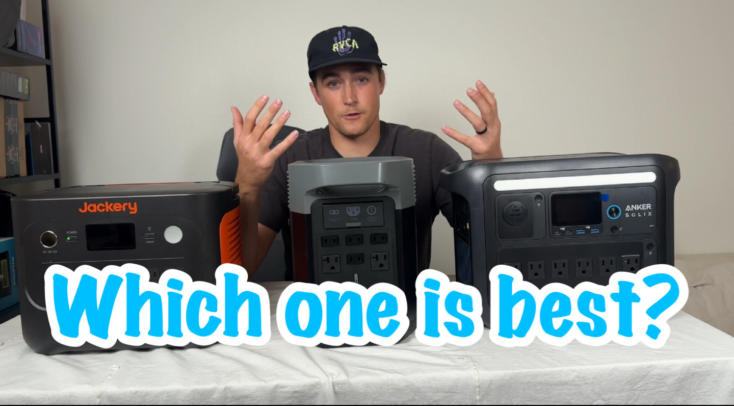 Watch The Jackery 1000 v2 vs Ecoflow Delta 2 vs. Anker c1000 on Amazon Live