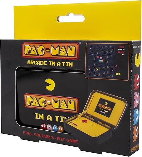 Miniatura 6 de PAC-Man Juego de arcade en lata. Juego a todo color de 8 bits con sonidos y gráficos originales. Juego clásico de PAC-Man. Incluye pantalla de 2.4