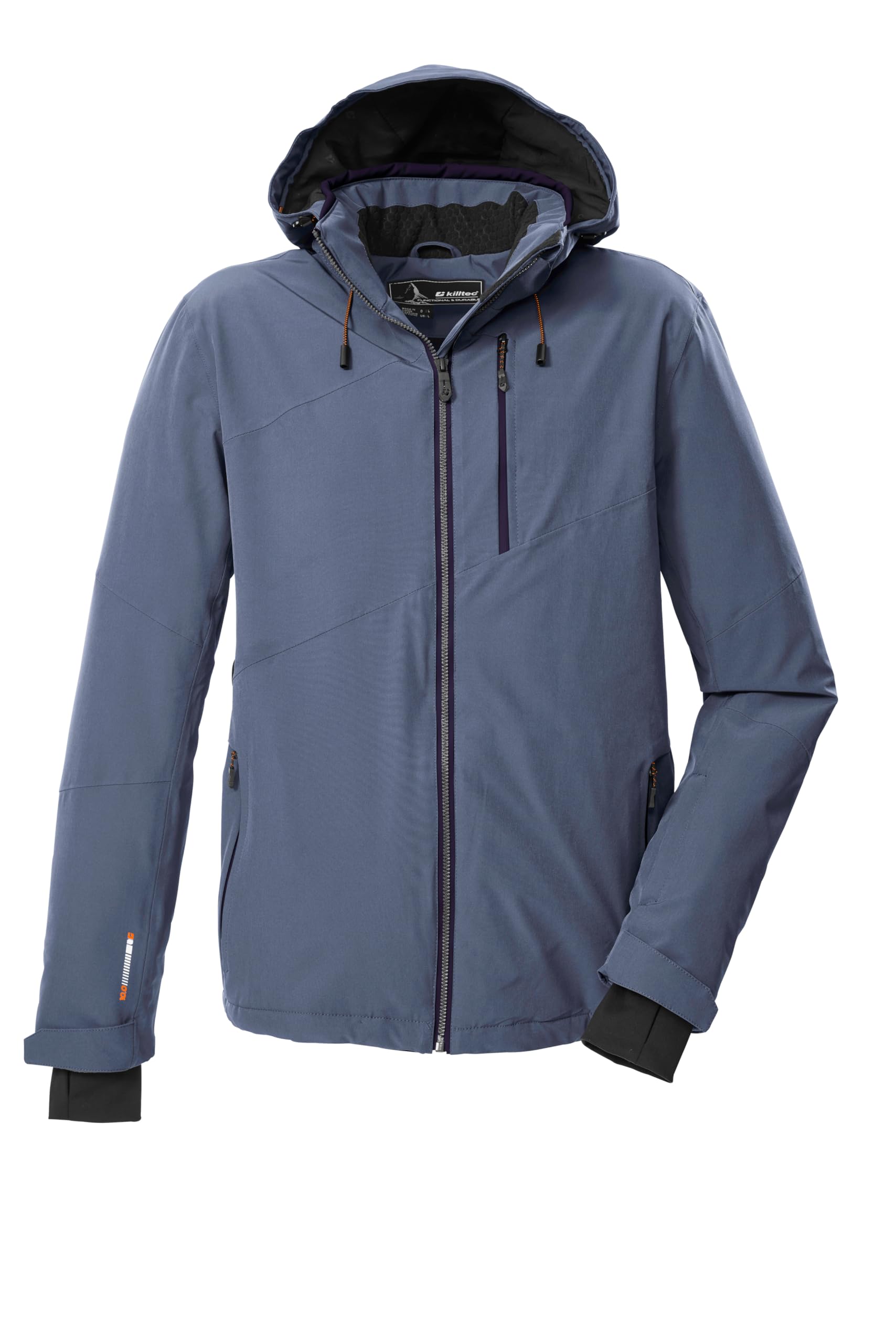 Killtec Herren Ksw 24 Mn Ski Jckt Outdoorjacke/Funktionsjacke mit abzipbarer Kapuze und Schneefang