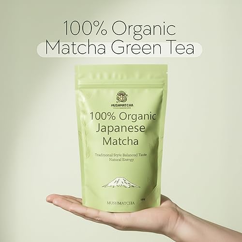 Miniatura 6 de Polvo matcha orgánico de estilo japonés  Grado ceremonial 6A premium  Rico en antioxidantes  Vegano, suave y energizante  3.53 oz  50 porciones