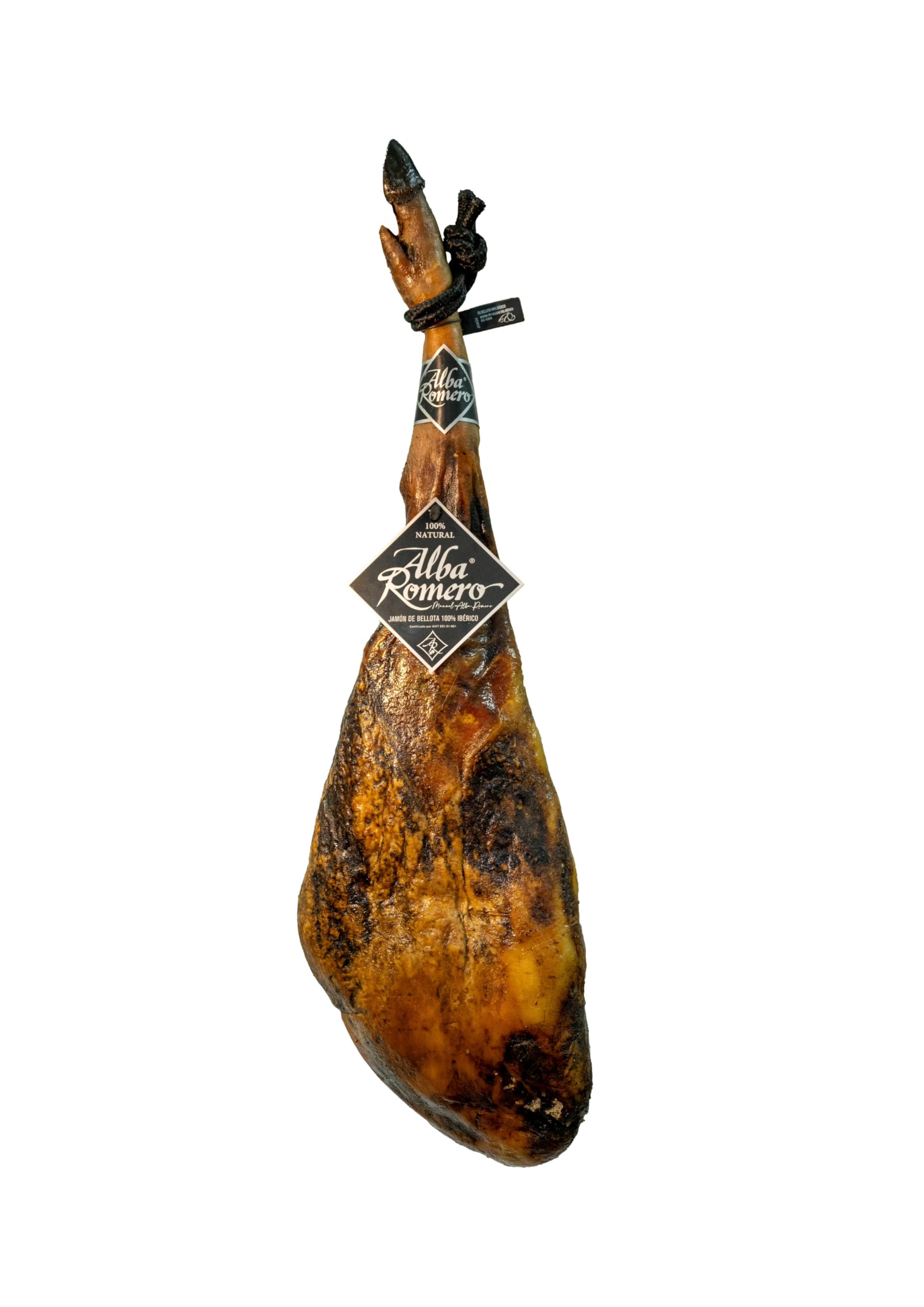 Jamón 100% Ibérico de Bellota ALBA ROMERO | Peso aproximado de 7.5 KG | Pieza entera — view 2