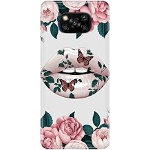 Poco X3 NFC ile Uyumlu Xiaomi, D vme Dudak Temal  Desenli Darbe Emici Silikon K l f,  ok Renkli