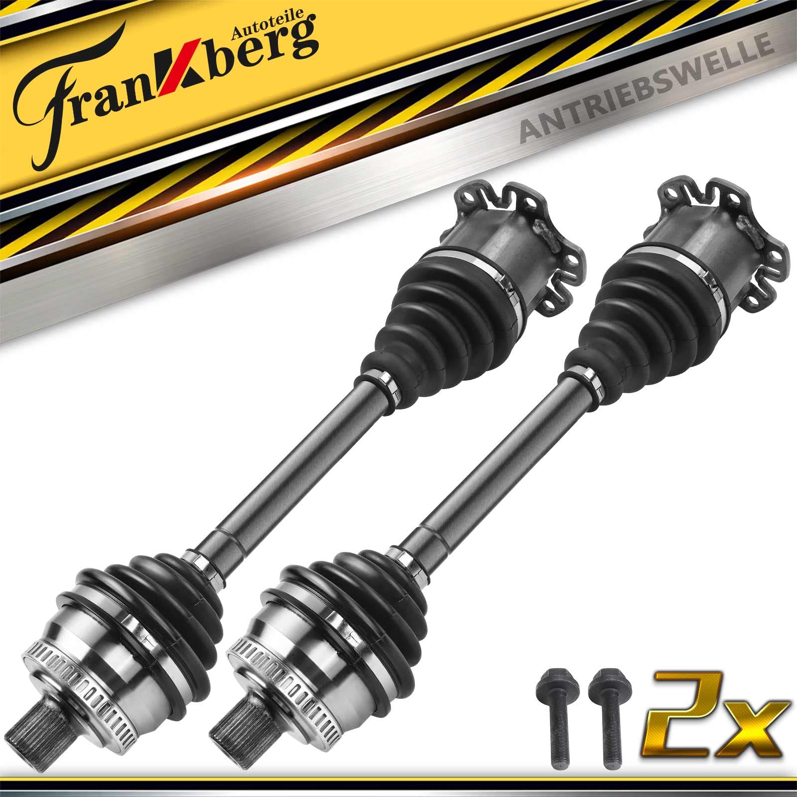 Frankberg 2x Albero Di Trasmissione Anteriore Con Anello ABS Per Audi A6 (4B2/4B5) Automatica - Sostituisce 4B3407271G - 6
