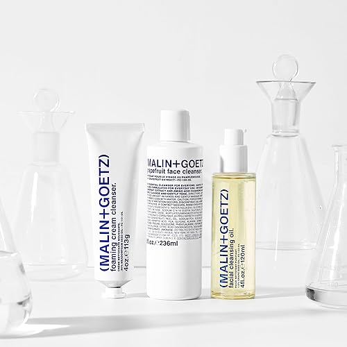 Miniatura 7 de MALIN+GOETZ Limpiador en crema espumosa | Suave lavado facial diario de crema a espuma con leche de jojoba, prebióticos + glicolípidos ricos en